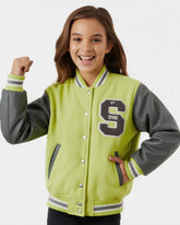 Neon Spark Varsity Jacket